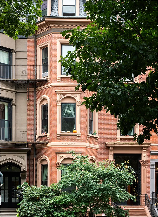Boston Townhouse and Trees