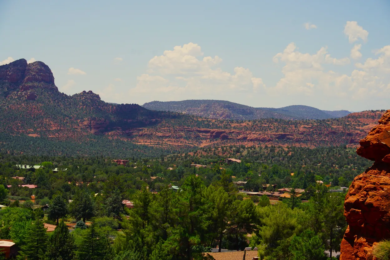 Sedona, Arizona View from Outside the Church in the Rock