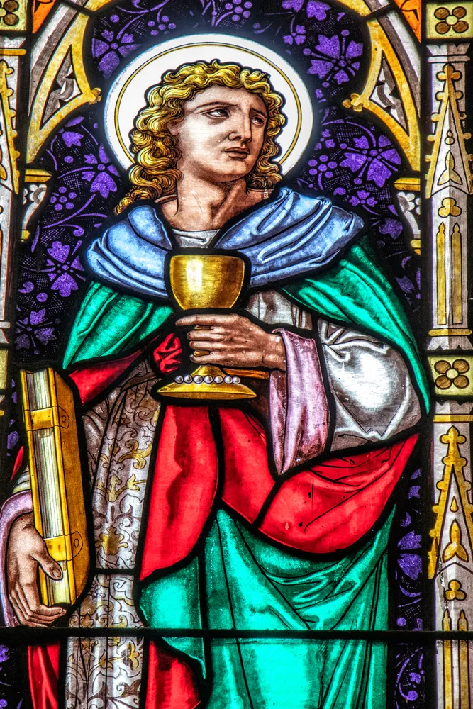 Saint with Book and Chalice