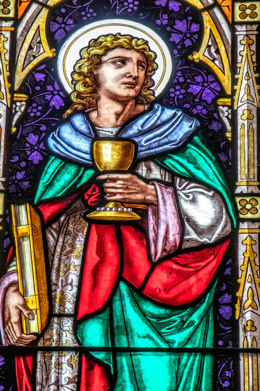 Saint with Book and Chalice
