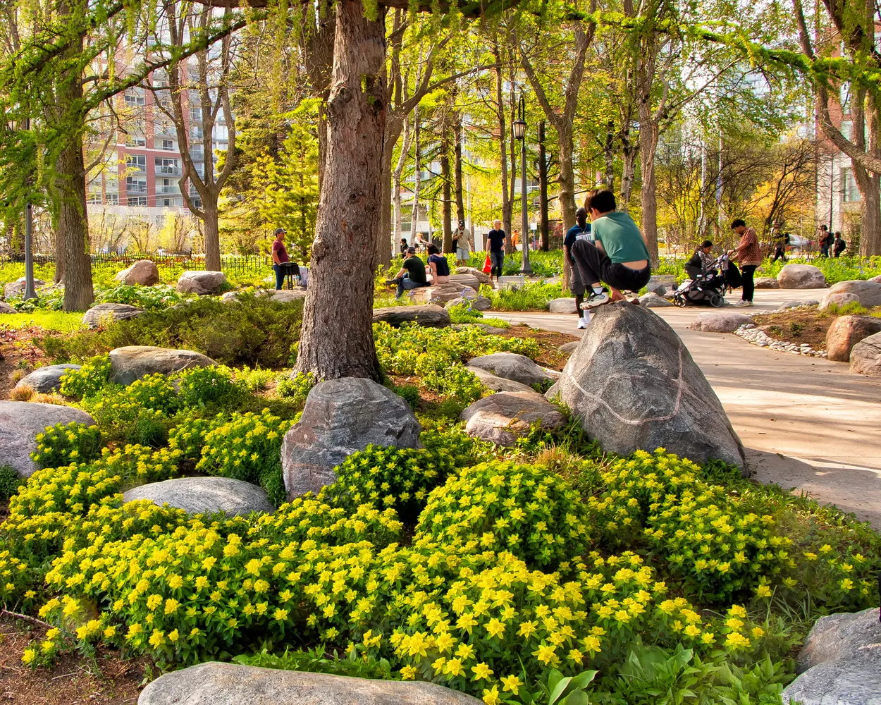 Springtime in the Music Garden