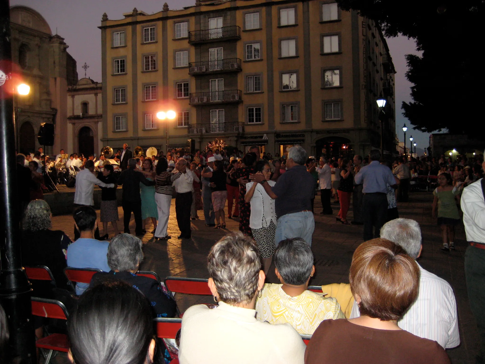 Dancing in the streets in Oaxaca