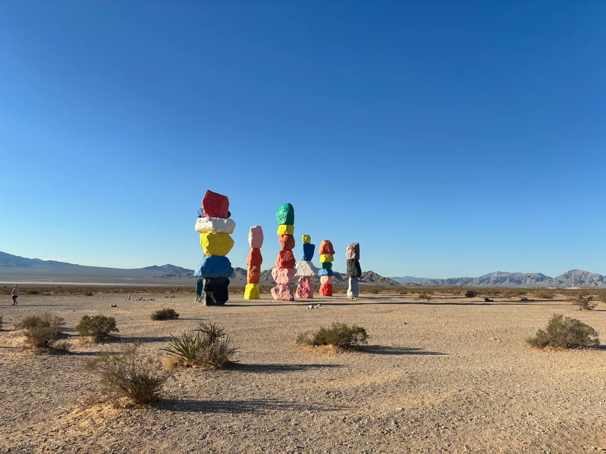 Las Vegas Desert Rock Formation