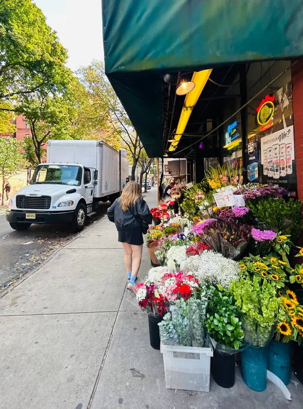Flower stall NYC