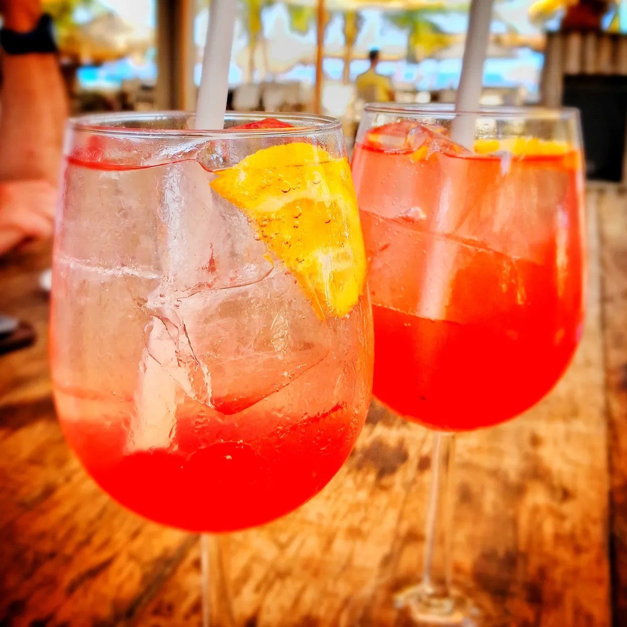 Colourful cocktails!