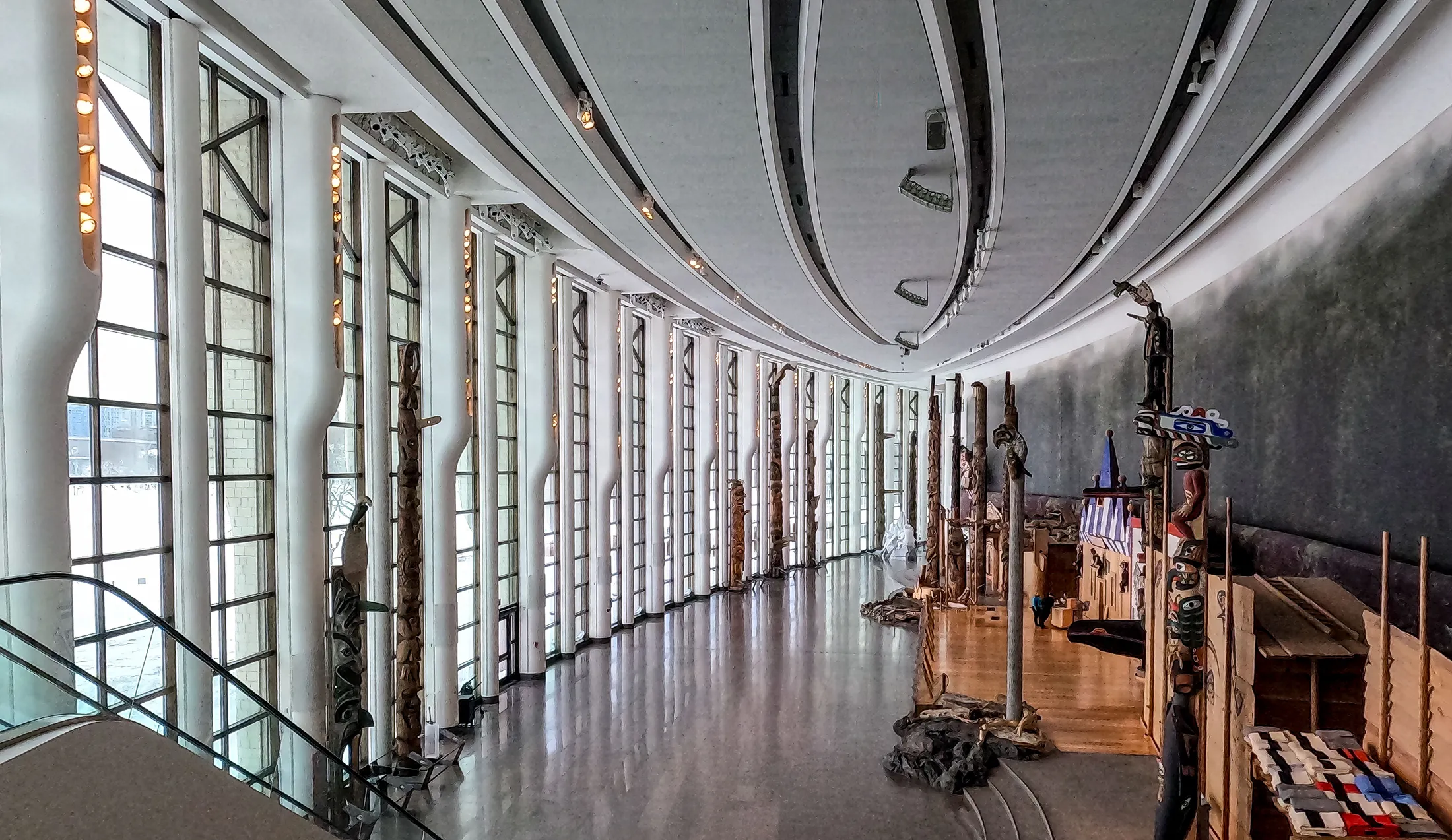 Great Indigenous Hall at the Canadian Museum of History