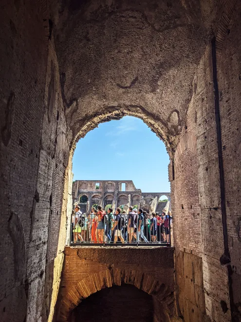 Inside the Colosseum