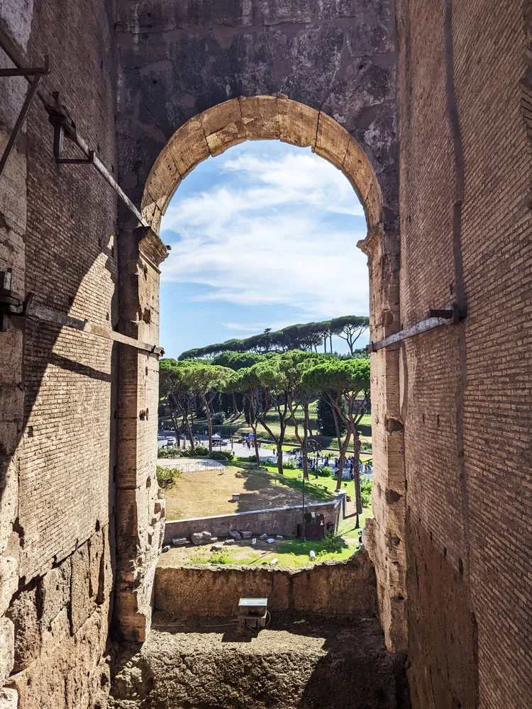 Through the Colosseum window