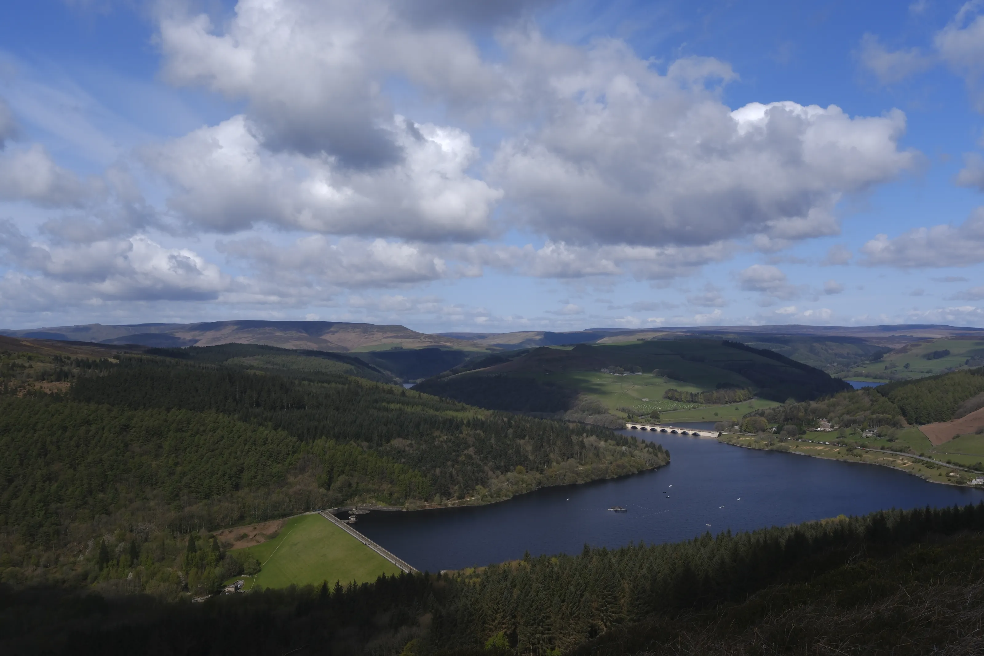 Looking over the Peak District