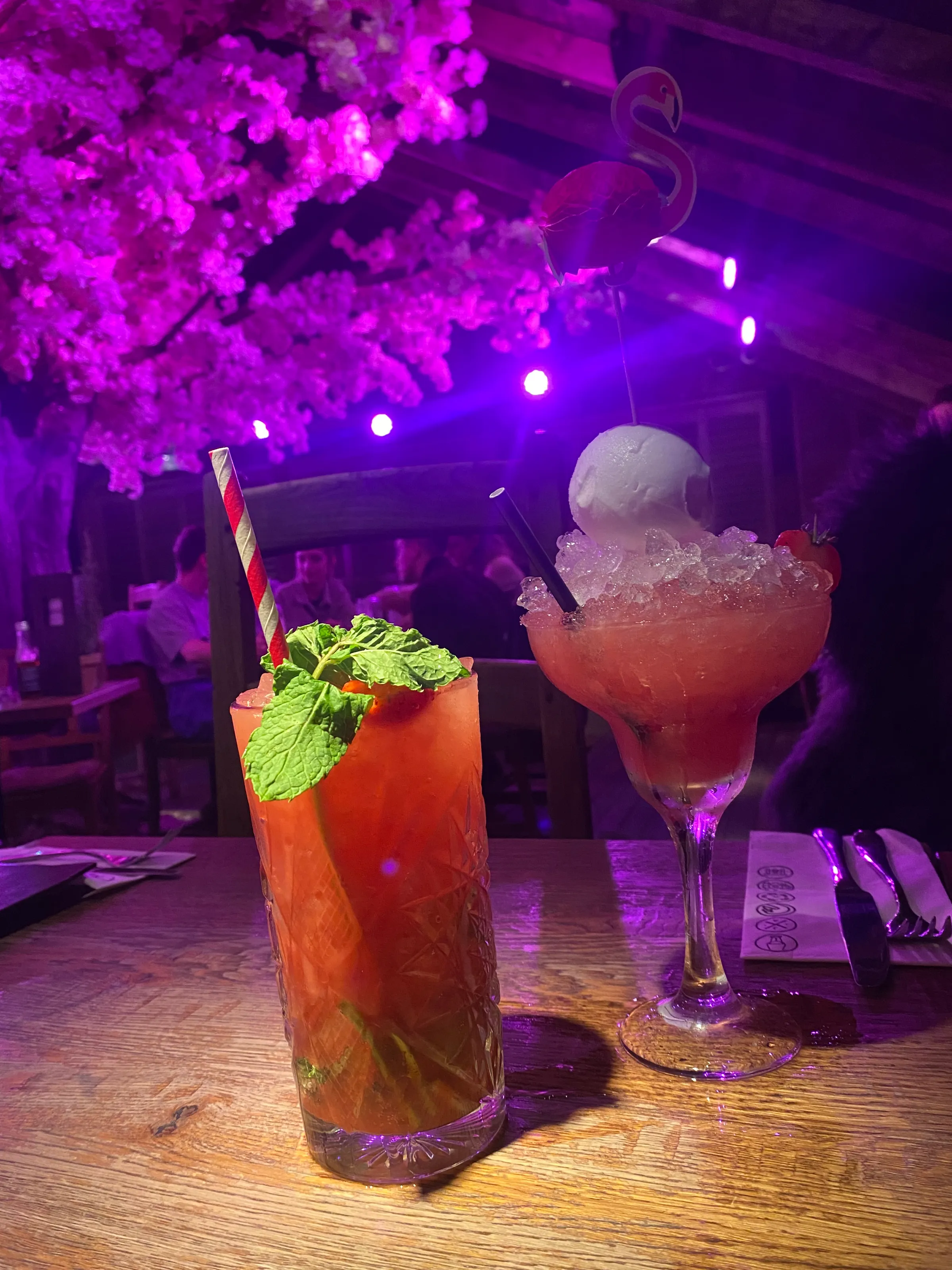 Cocktails Under Cherry Blossom