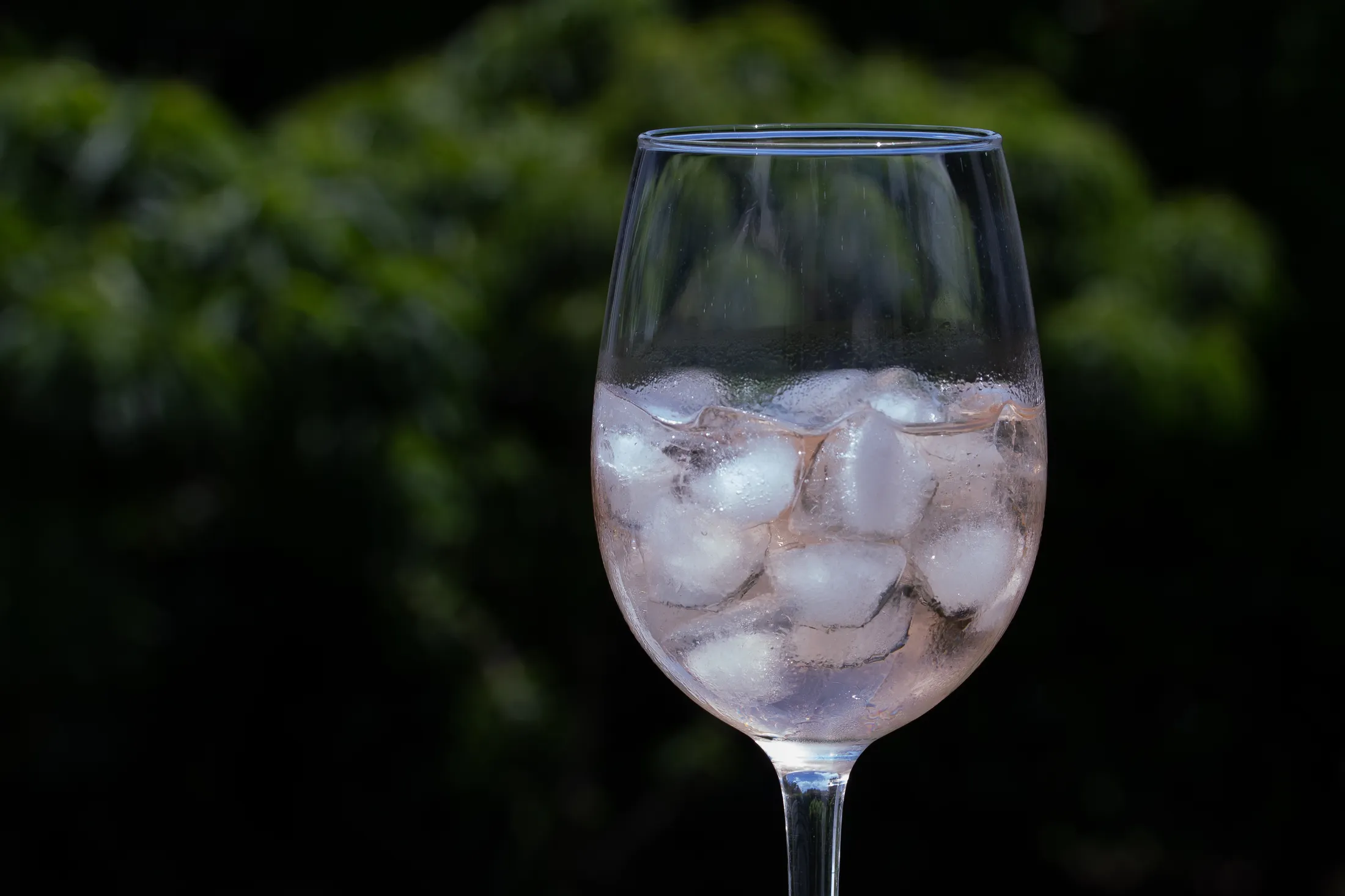 Ice cold wine