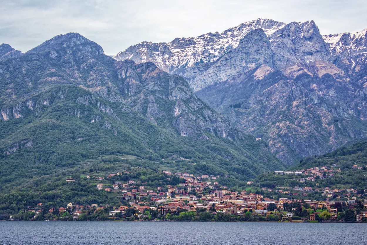 Lake Como and Alps from Bellano