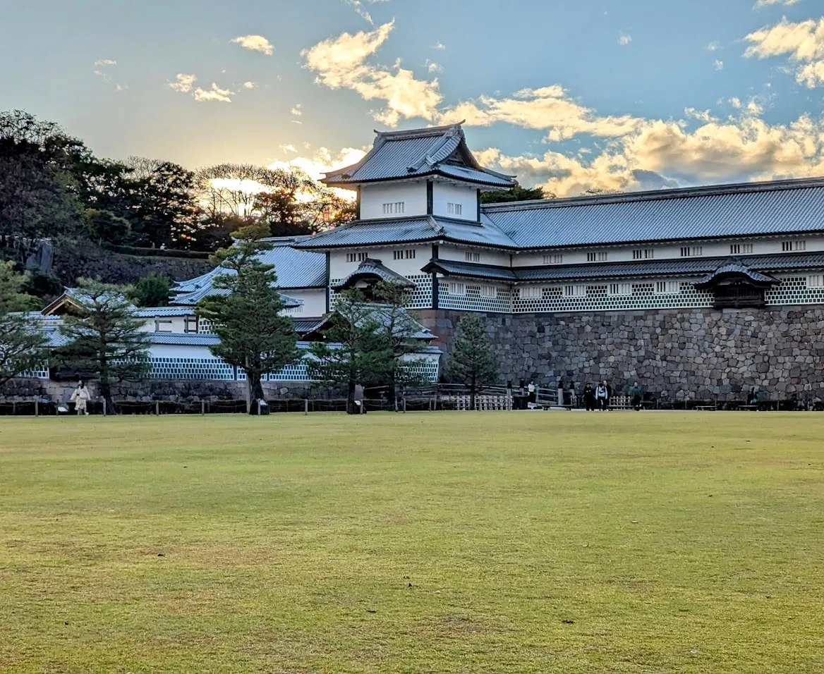 Kanazawa Castle Park at Dusk