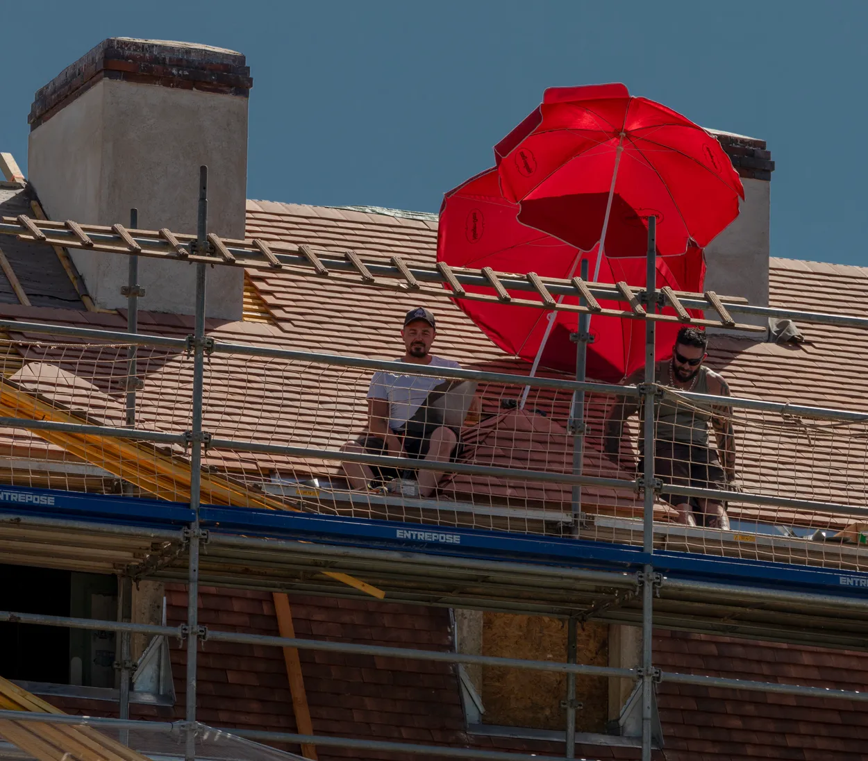 Roofing in a heatwave