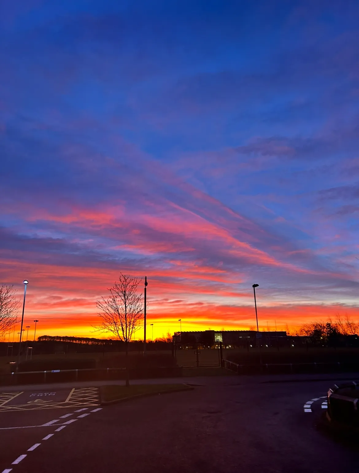 Pink Sunrise In Leeds