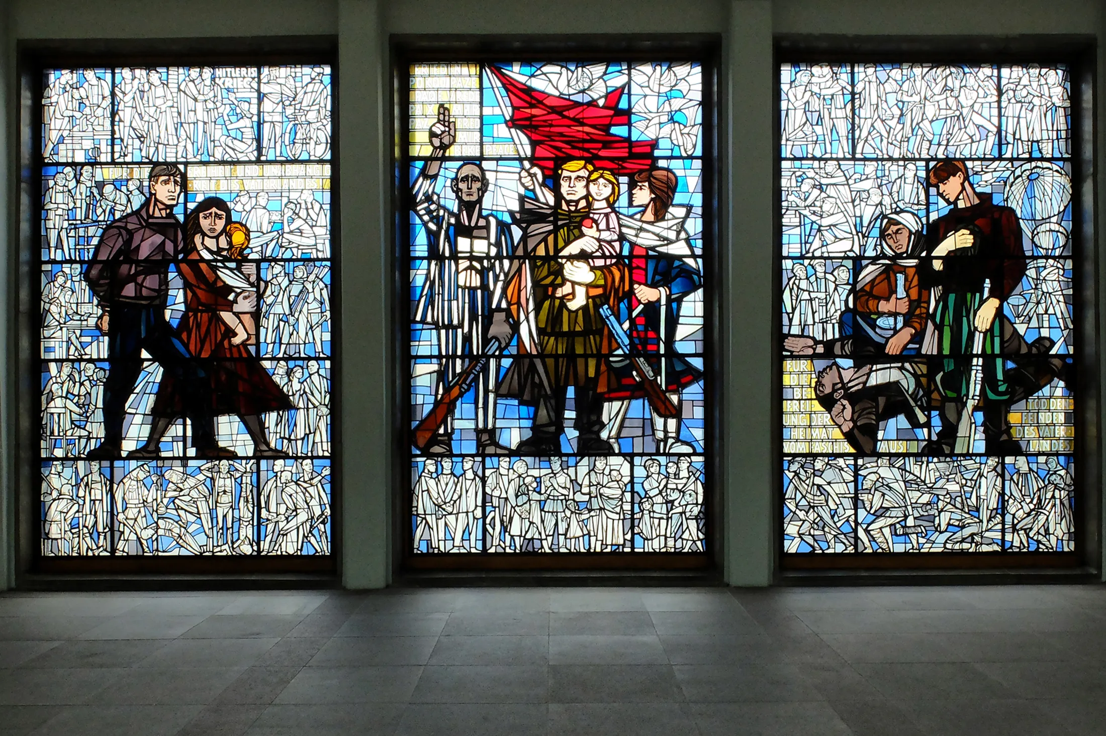 Sachsenhausen Concentration Camp Memorial Window, nr Berlin
