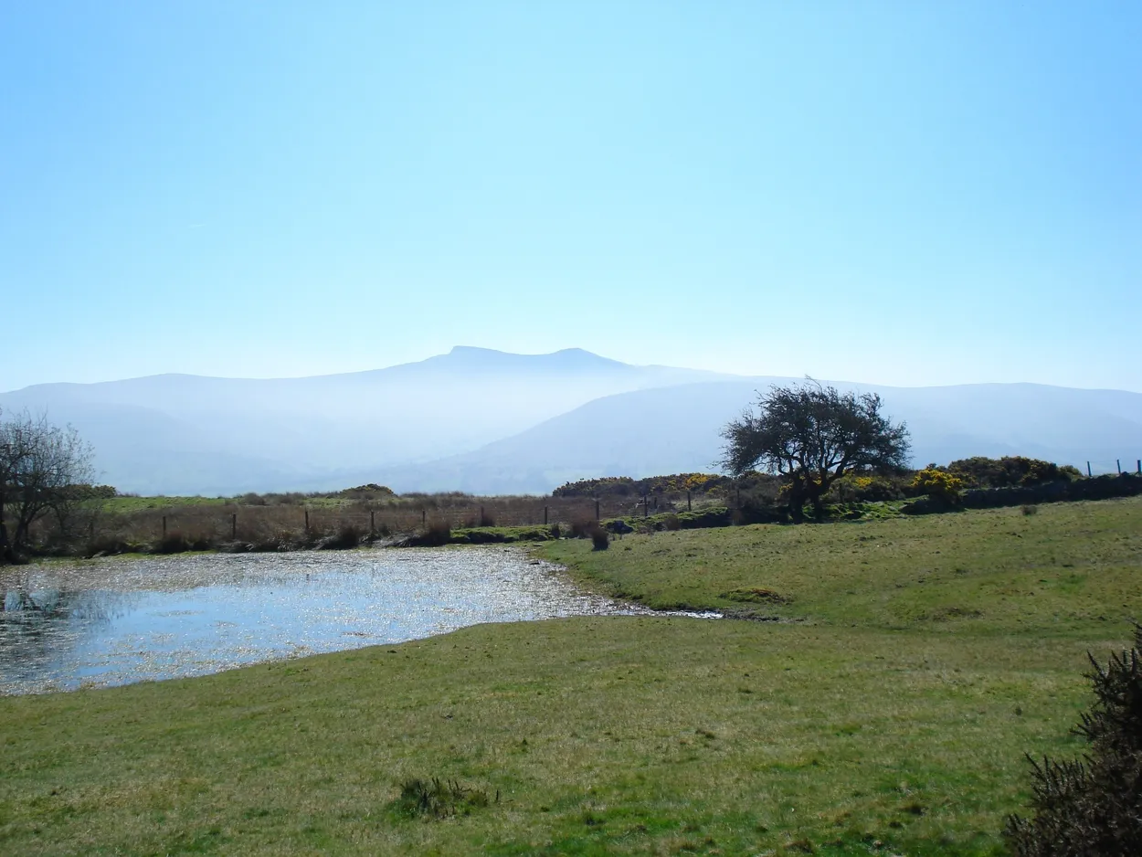 View to Pen Y Fan and Corn Du