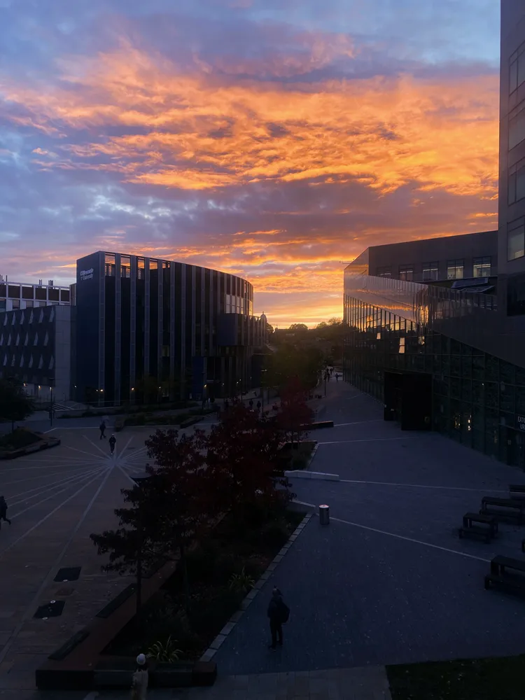 Sunset in Newcastle