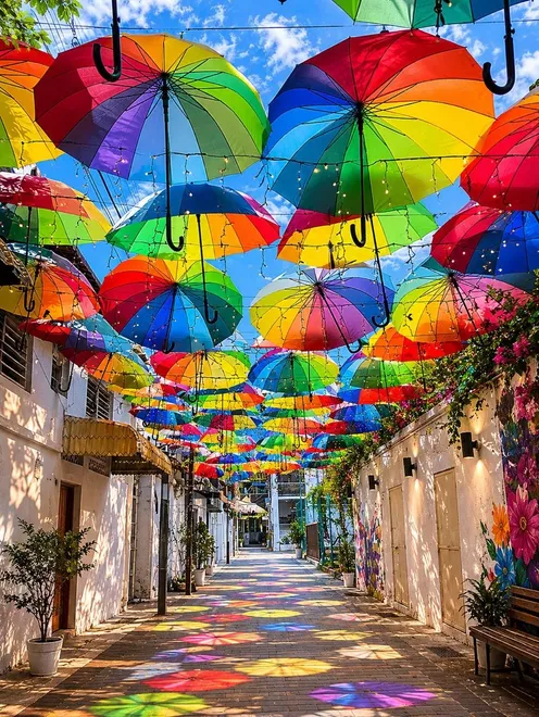 Street Beneath the Rainbow