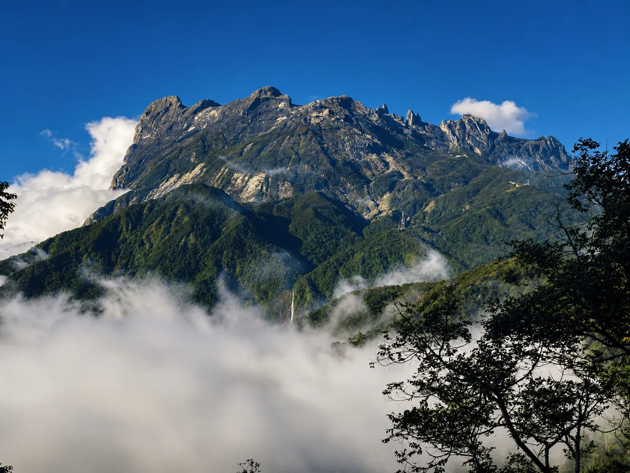 Majesty of Mount Kinabalu at Sabah, Malaysia