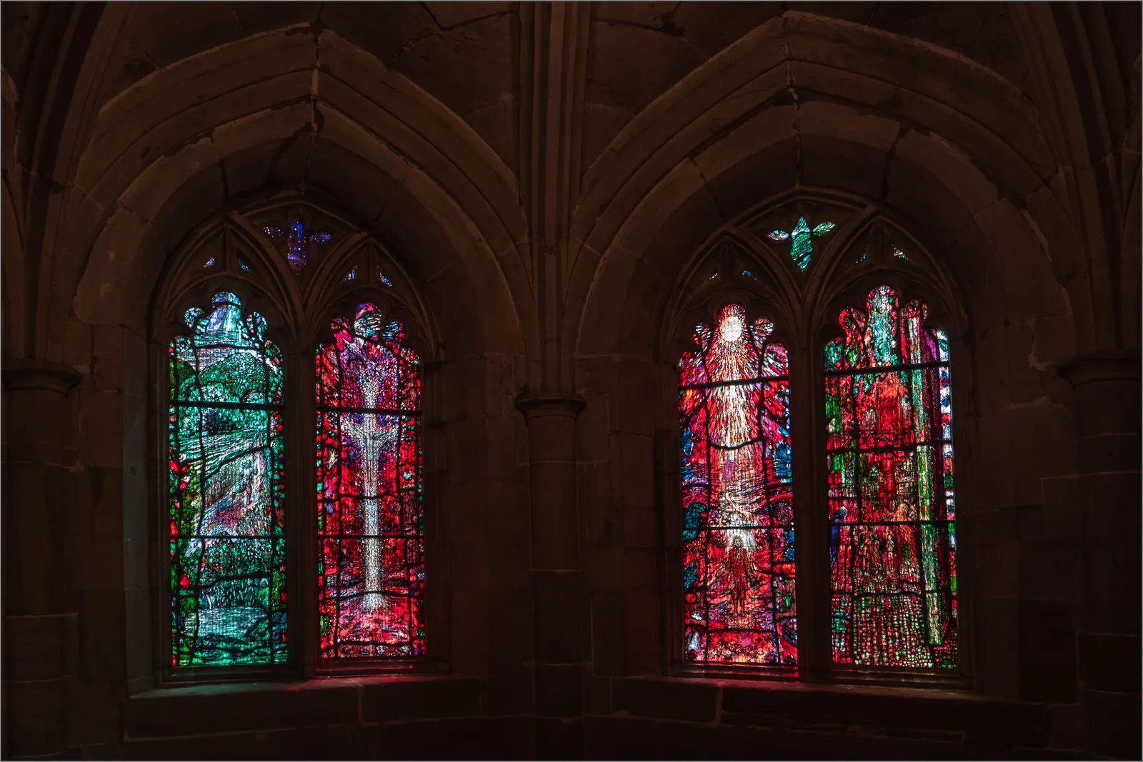 Modern Stained Glass at Hereford Cathedral