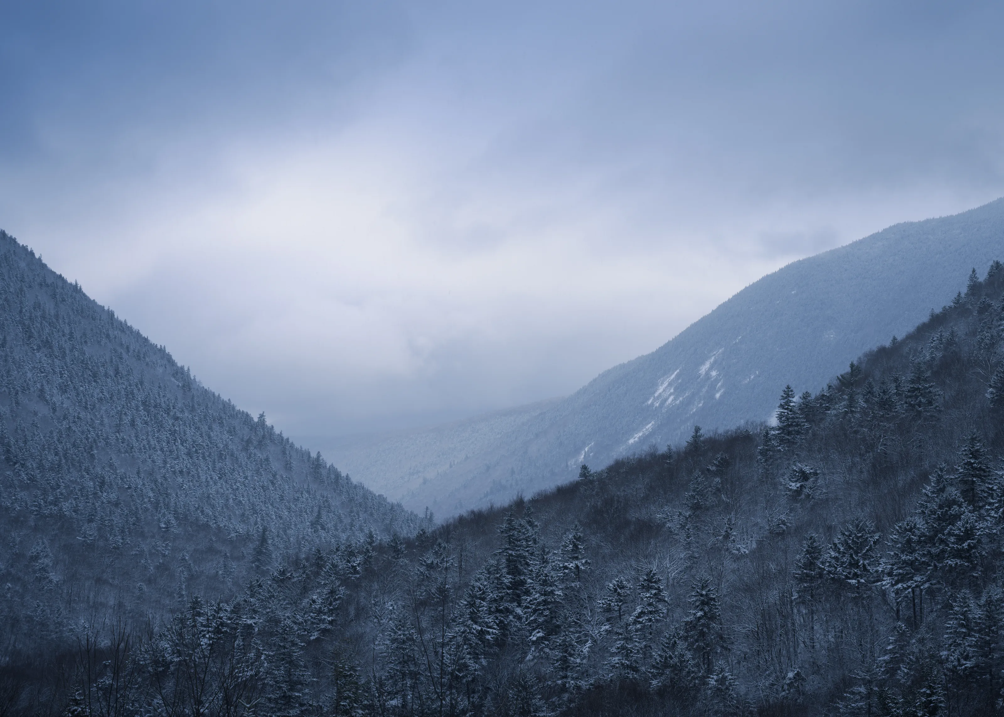 Crawford Notch in Winter