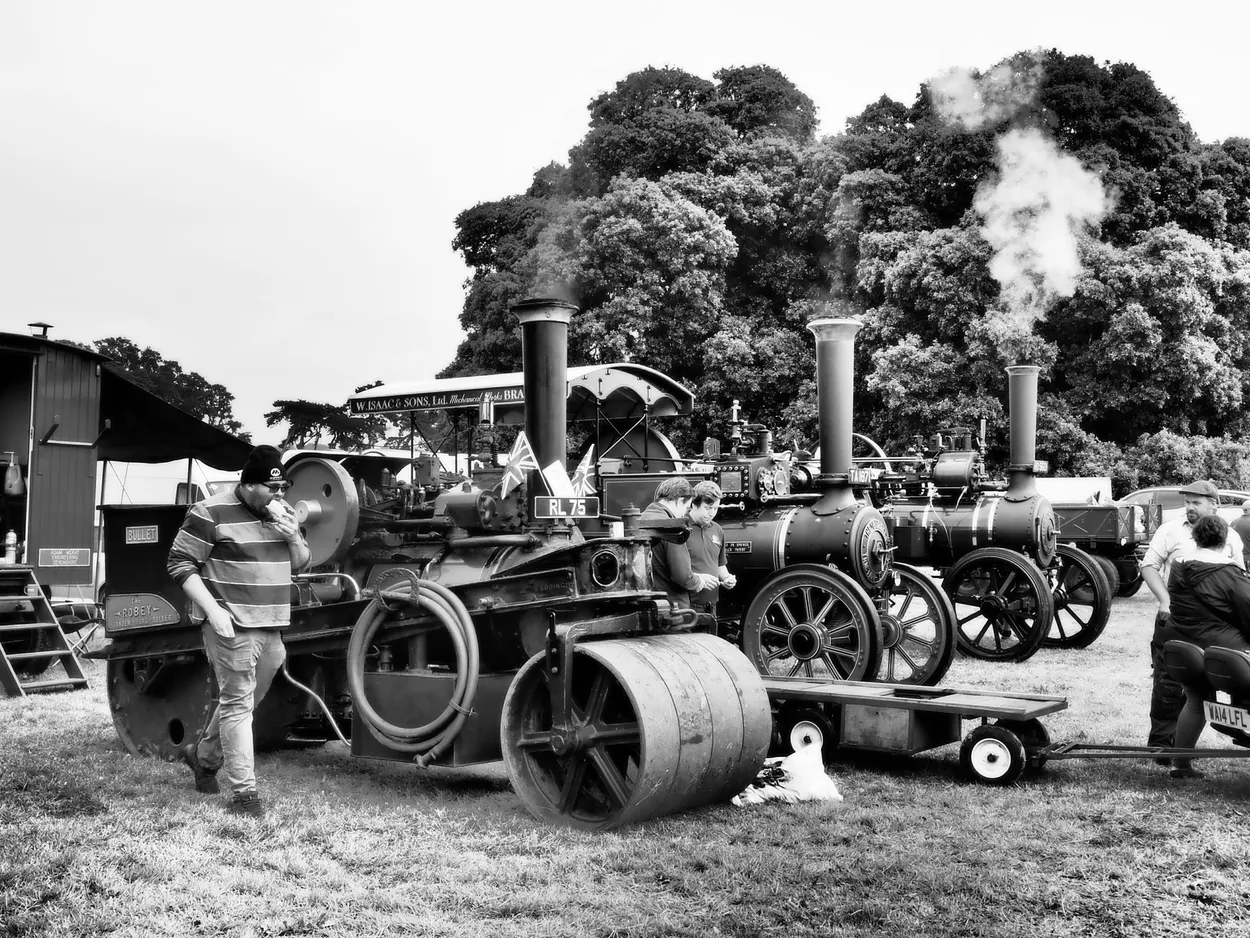 Three steaming up ready to go
