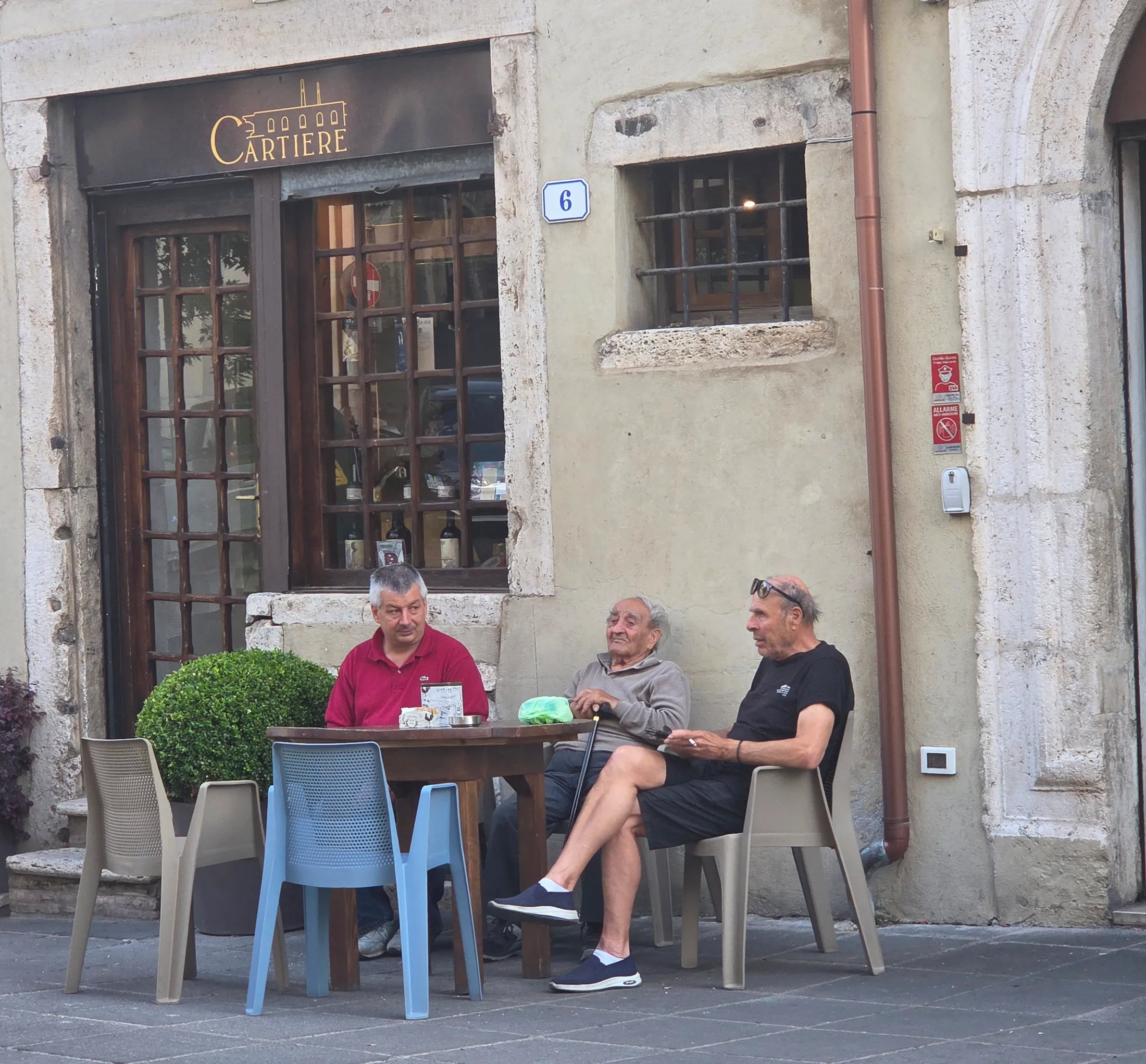 Evening Conversation, Tivoli, Italy