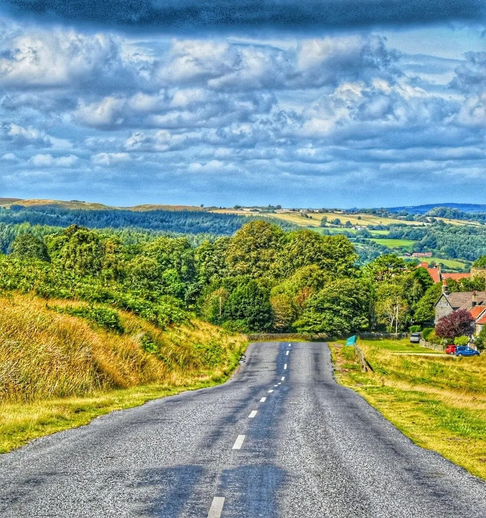 Remote road in Yorkshire
