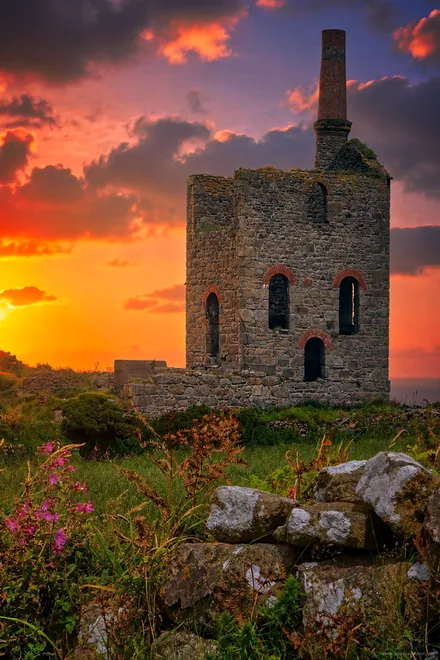 Tin Mine Sunset