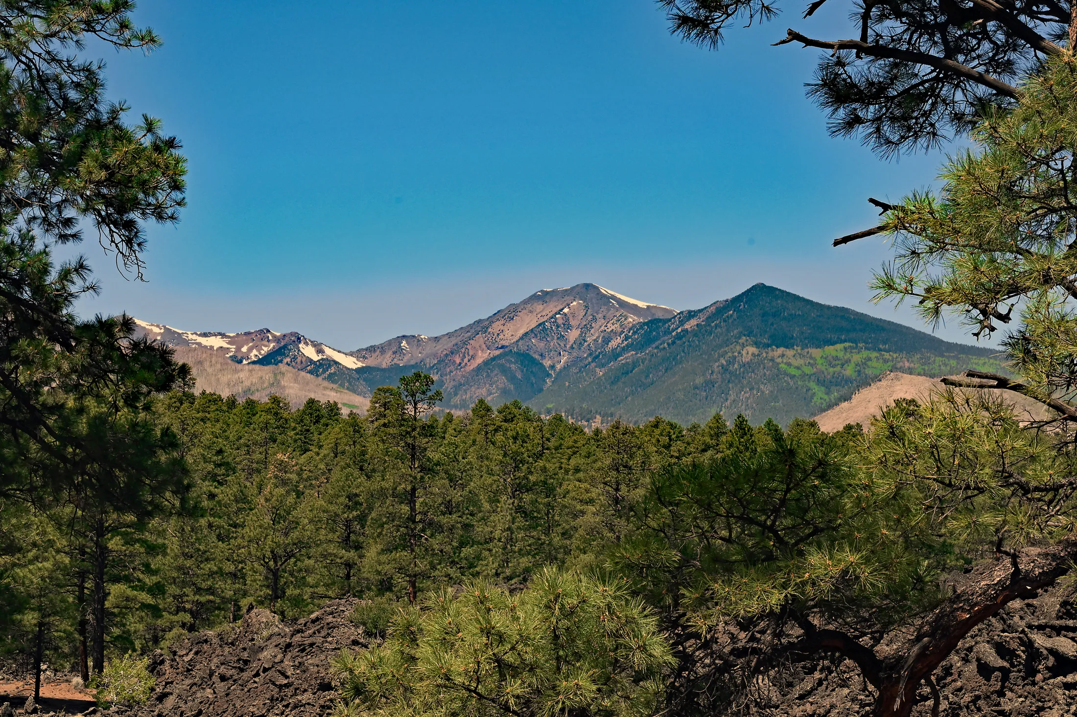 San Francisco Peaks, Arizona, Former Single Stratovolcano