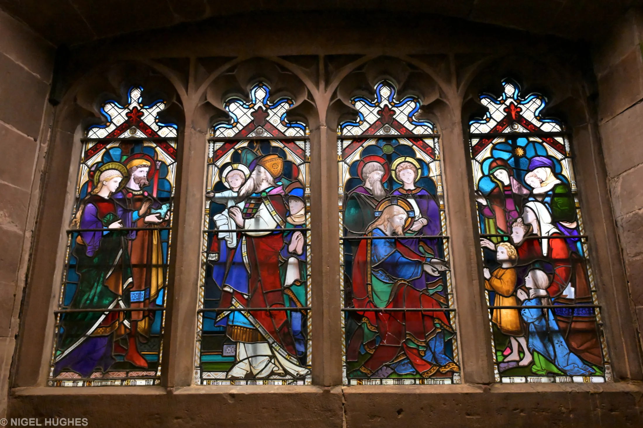 STAINED GLASS WINDOWS