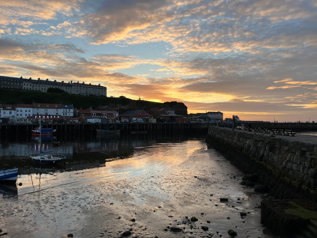 Whitby sunset
