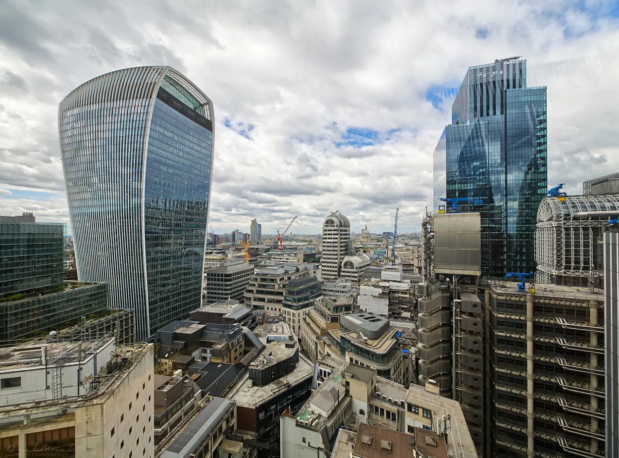 A bird's-eye view of London