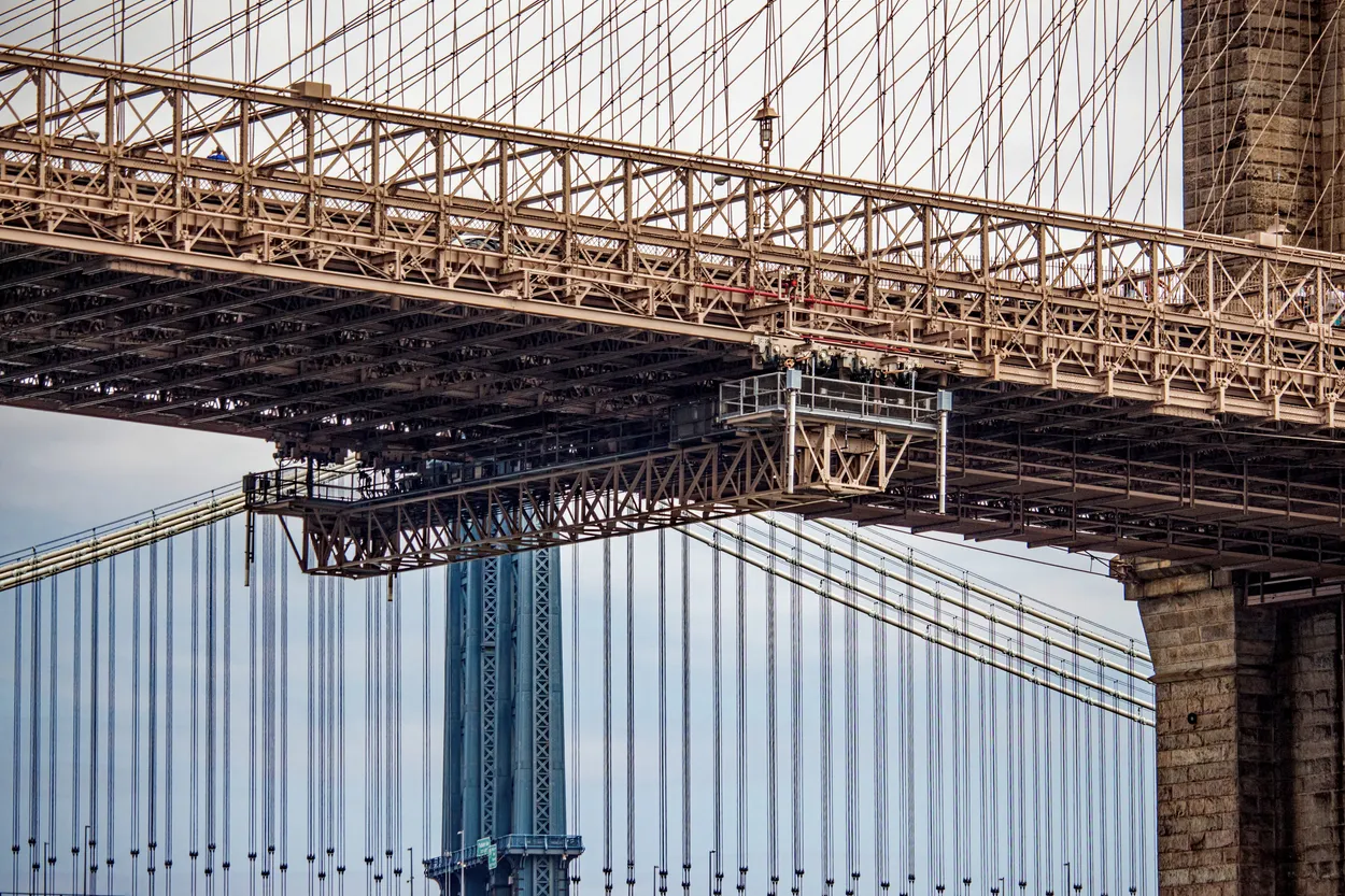 Brooklyn and Manhattan Bridges