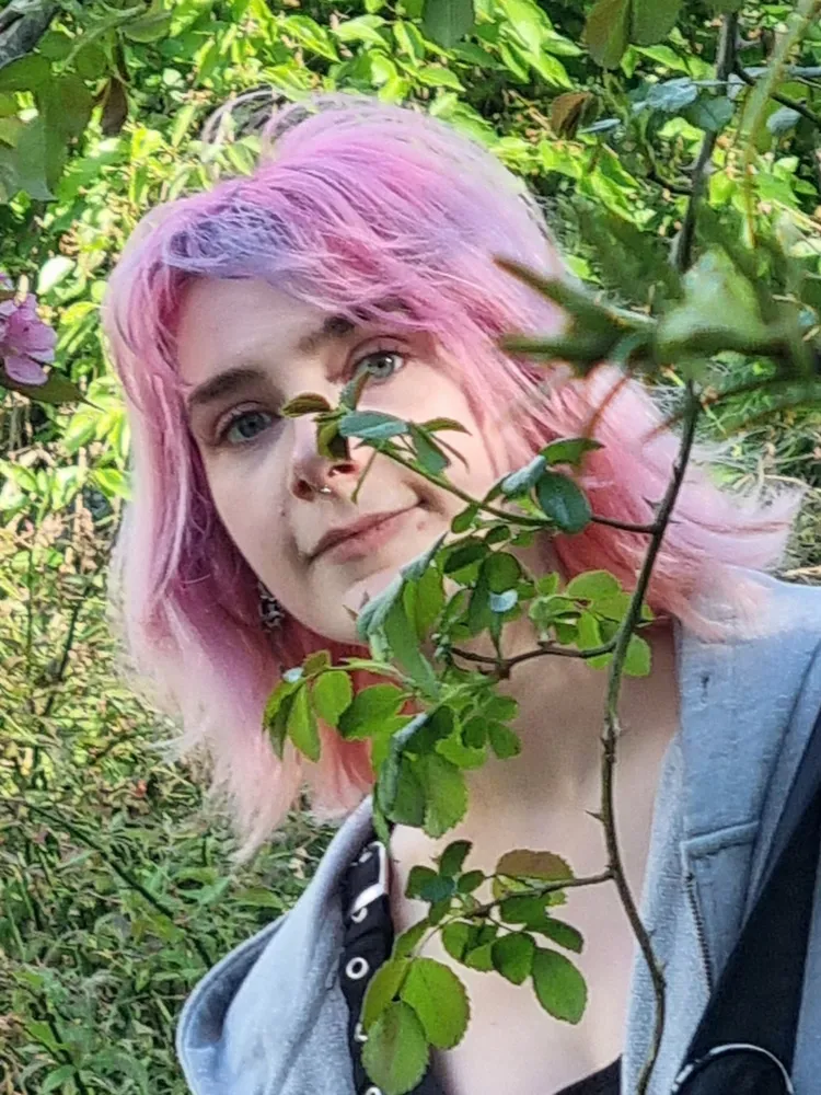 An elf in the trees