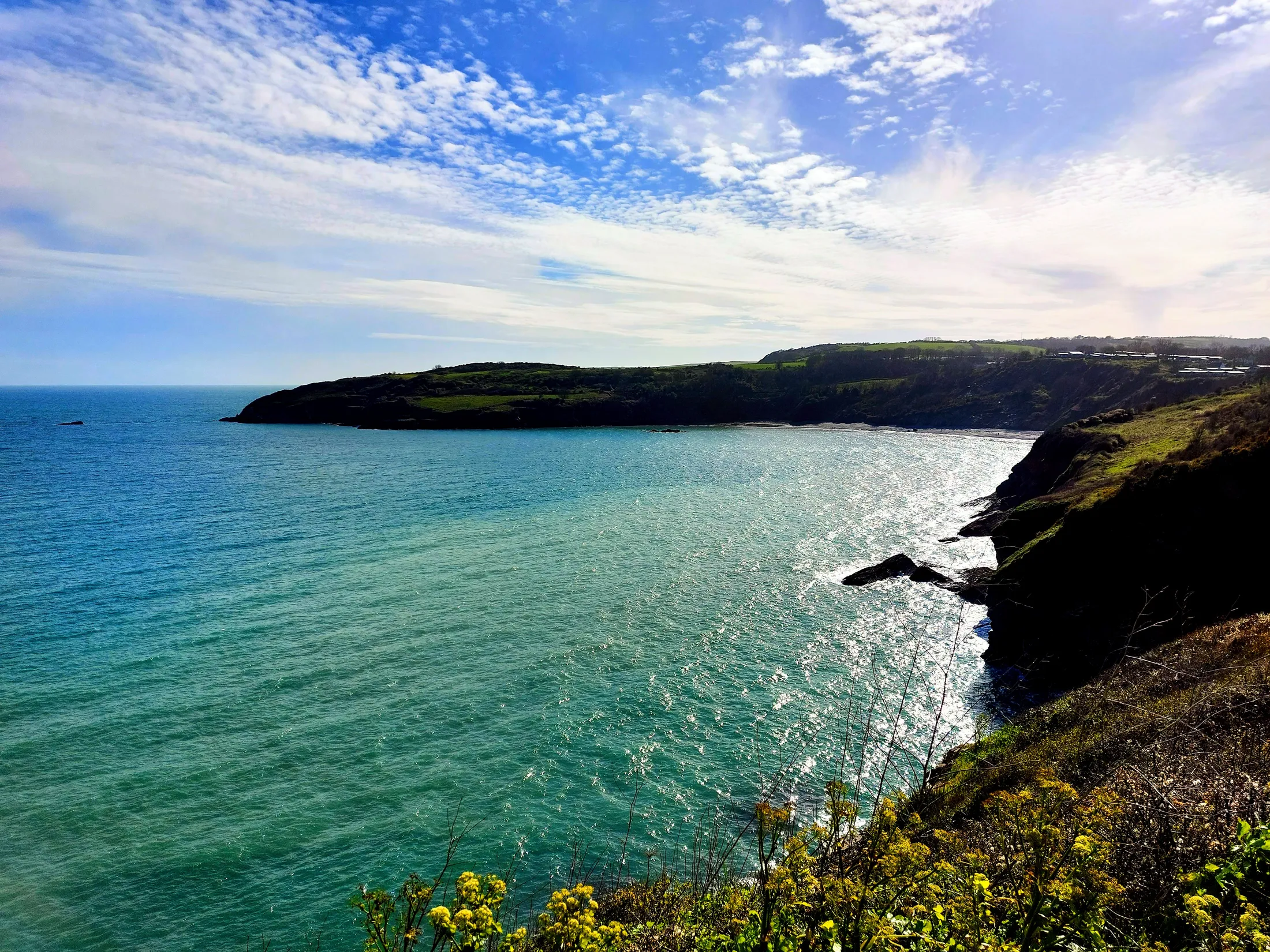 Cliffs above the calm