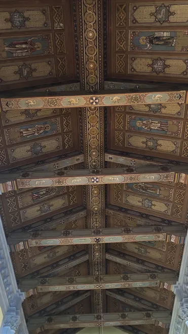 Masterpieces carved in wood and painted in gold.