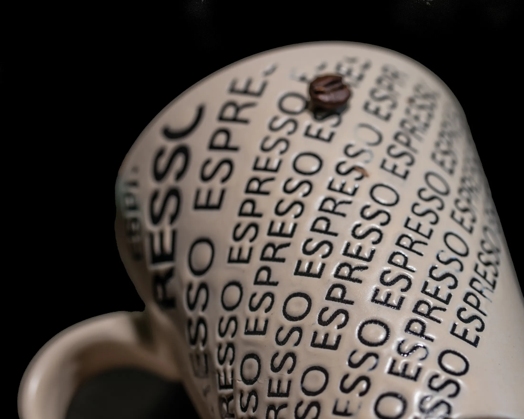 Coffee Mug with Bean