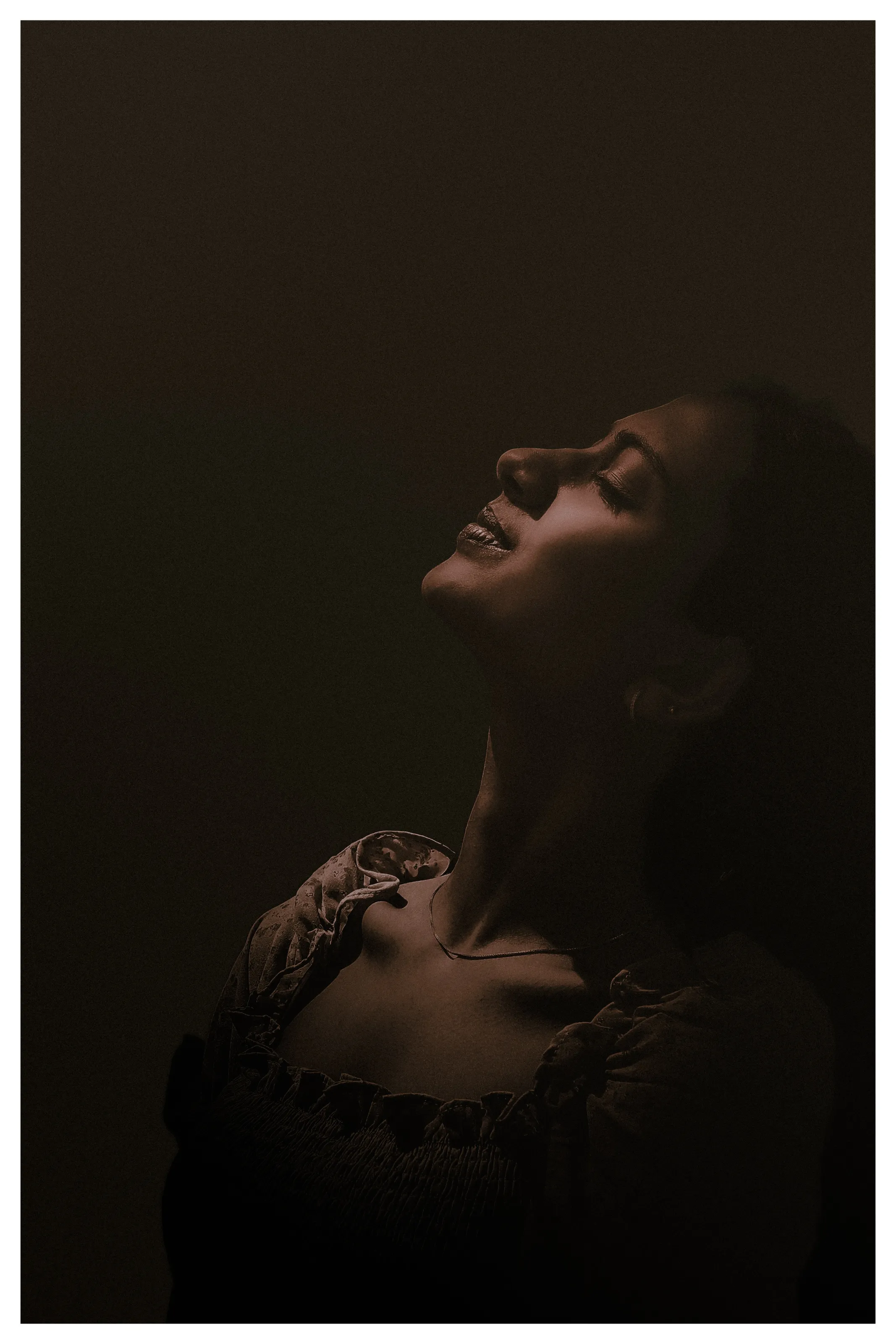 Lady in bronze