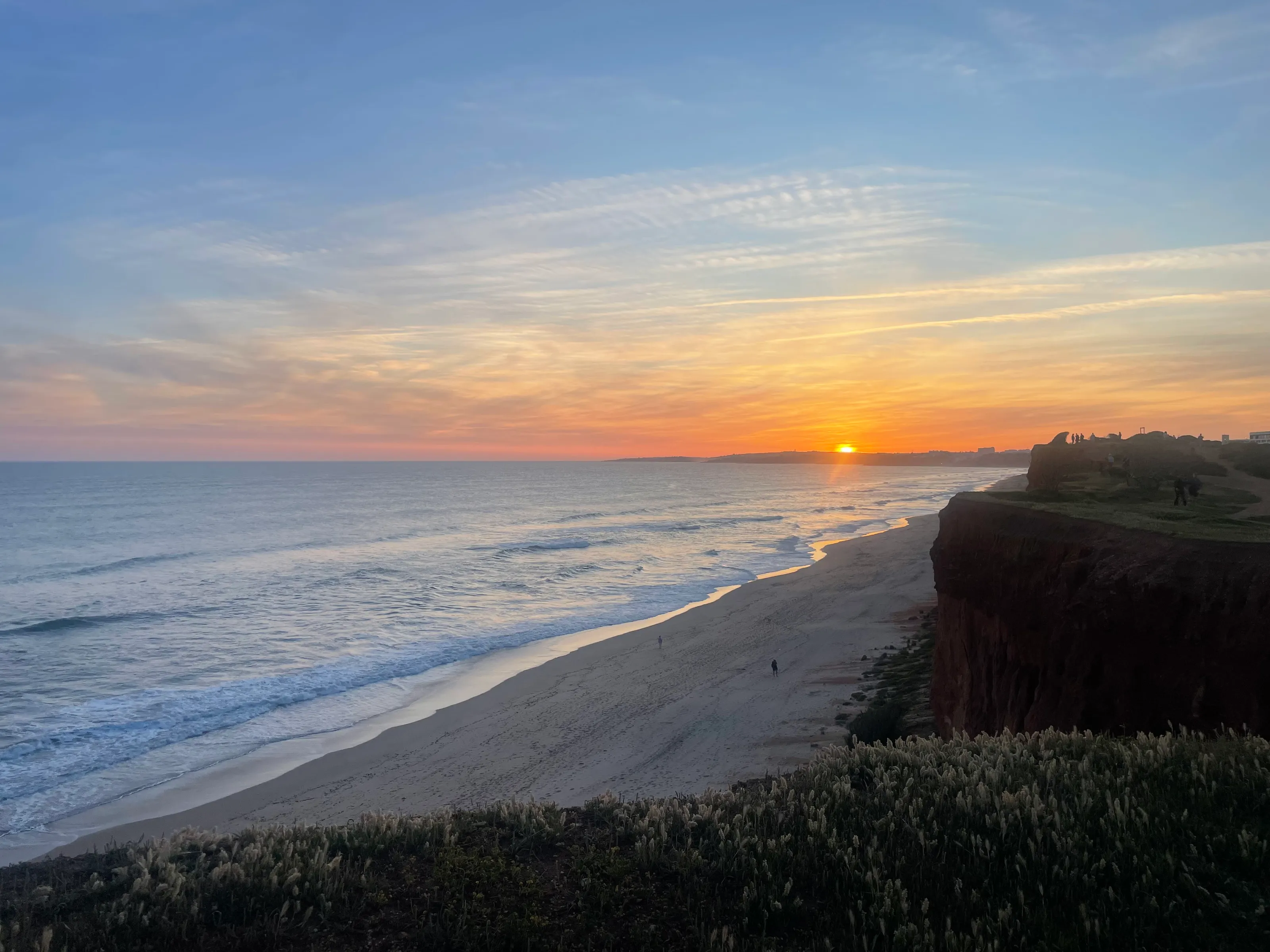 Sunset on the sand