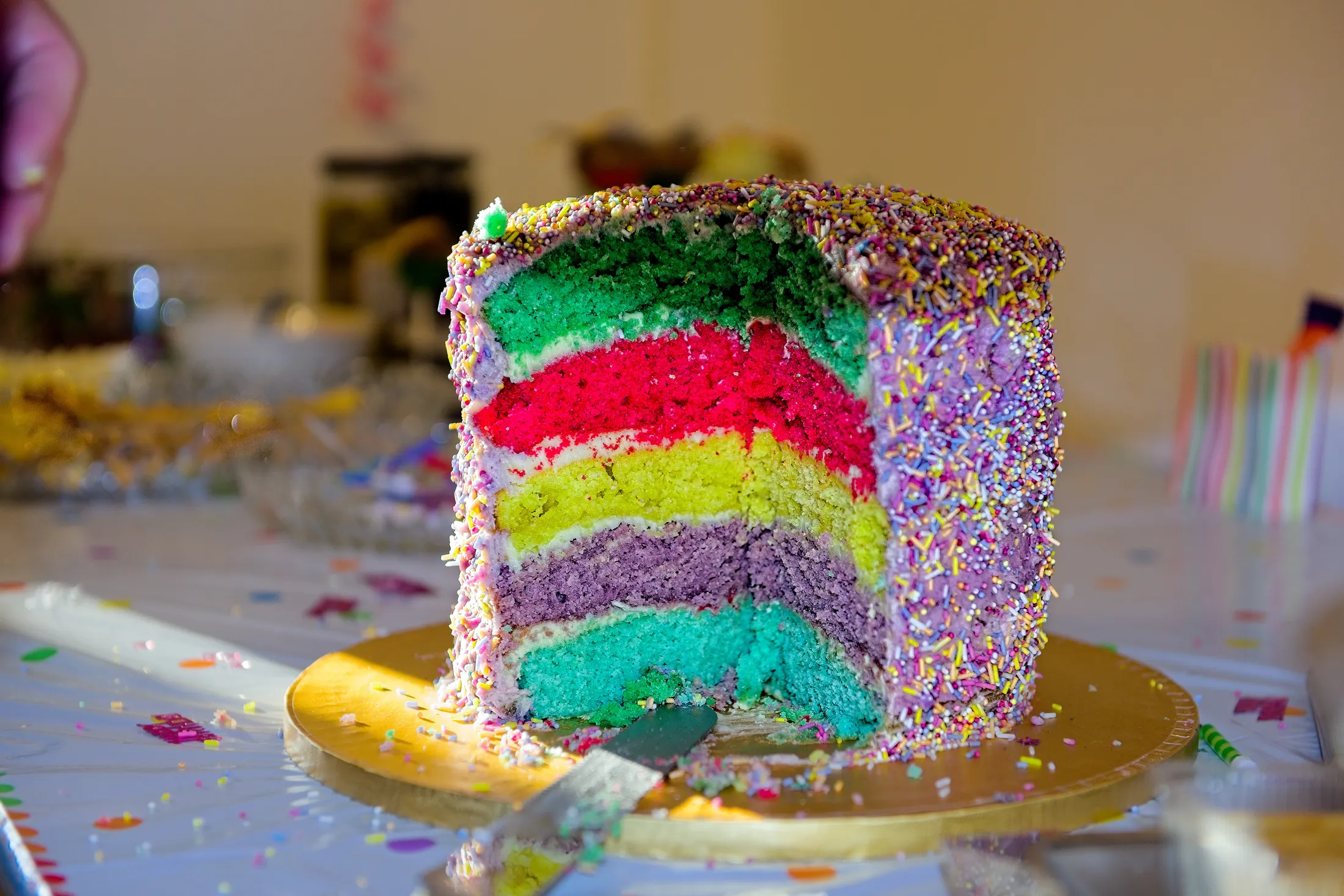 Rainbow cake