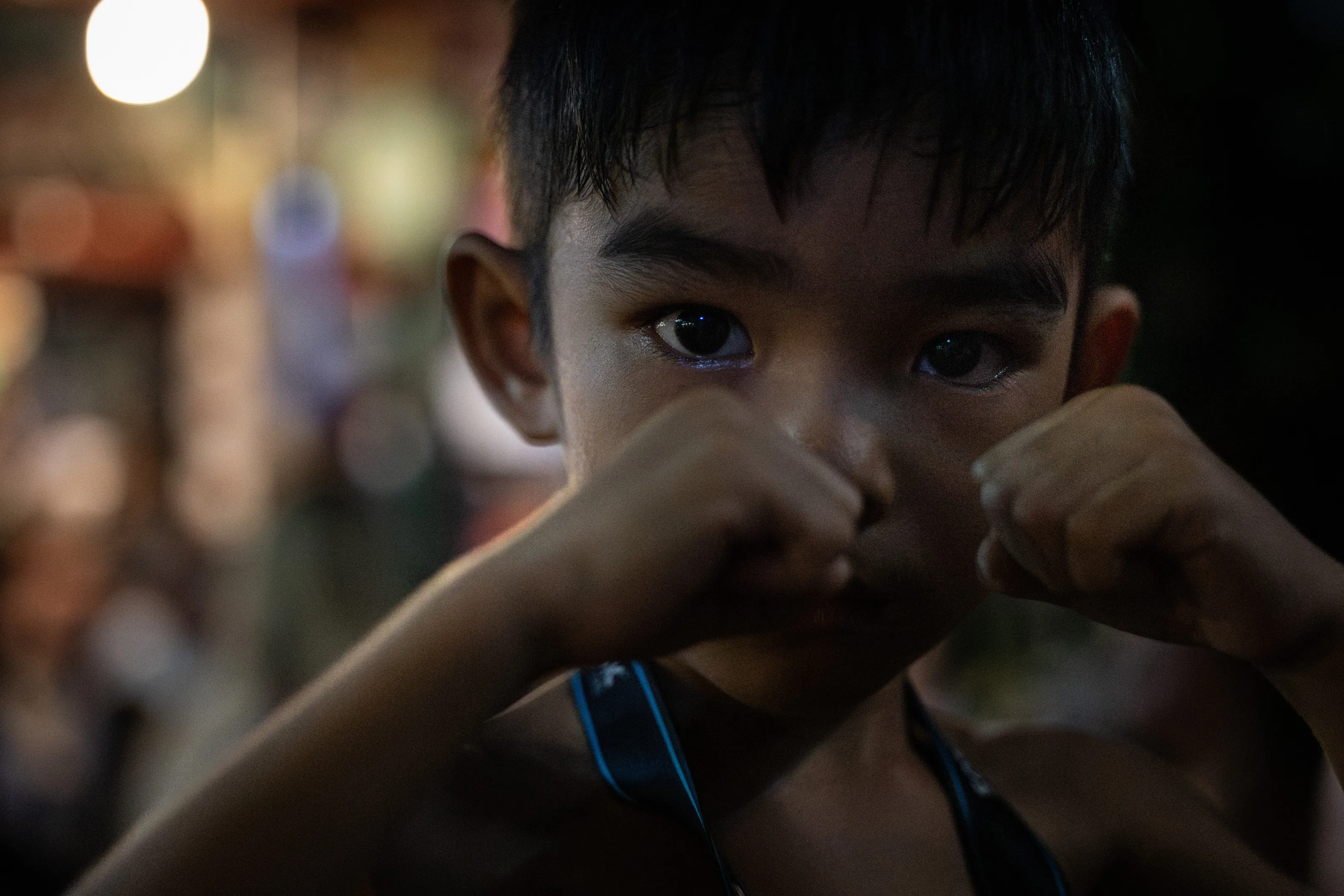 Muay Thai Fighter in Training