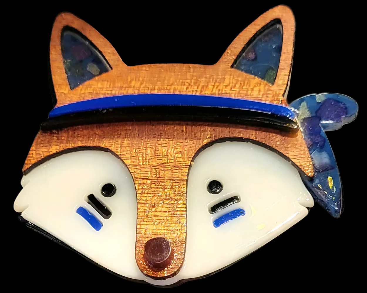 Ninja Fox Brooch 🦊