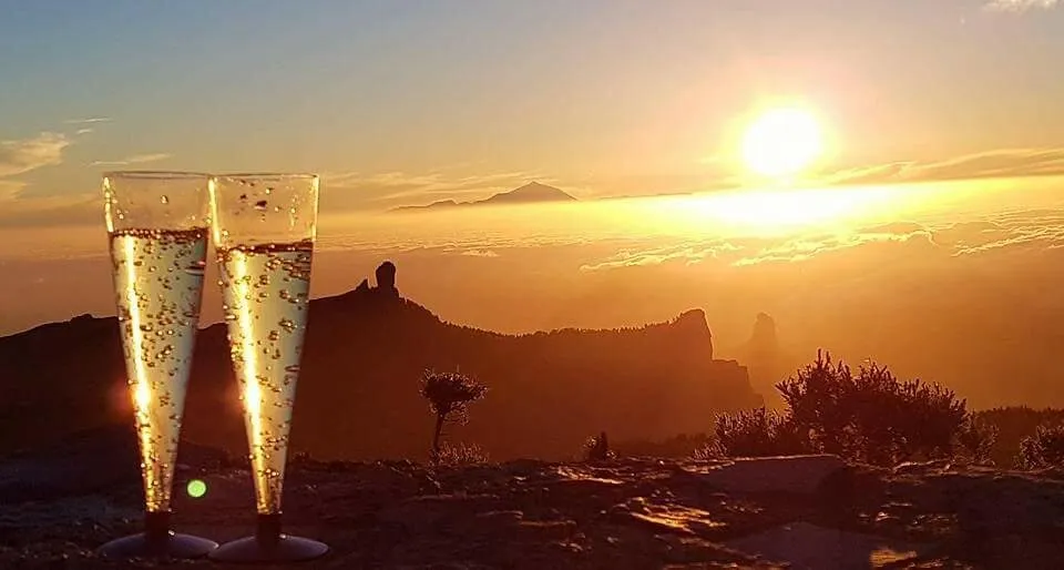 Roque Nublo sunset