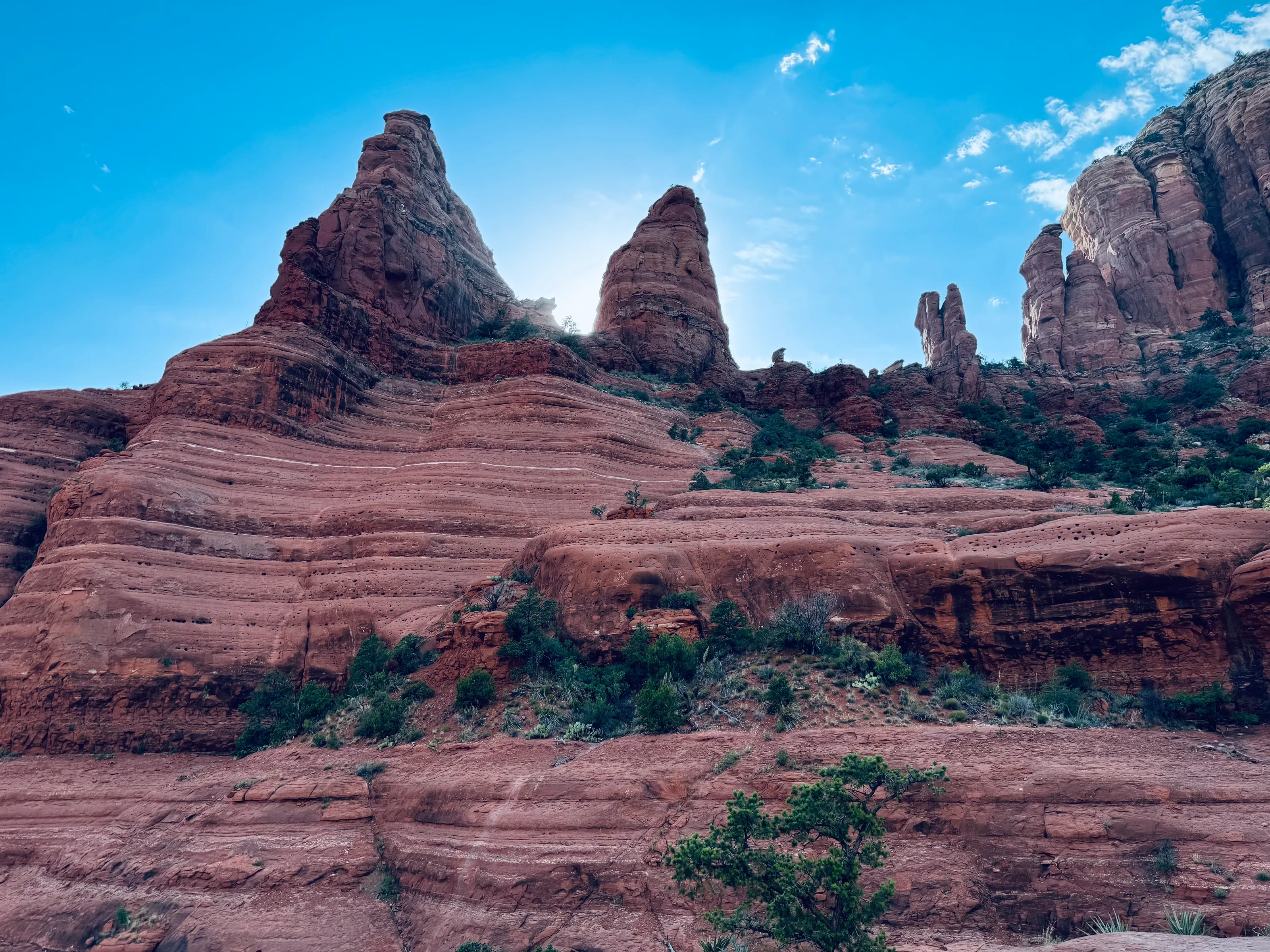 Sedona, Arizona - red rock formations deep in the desert