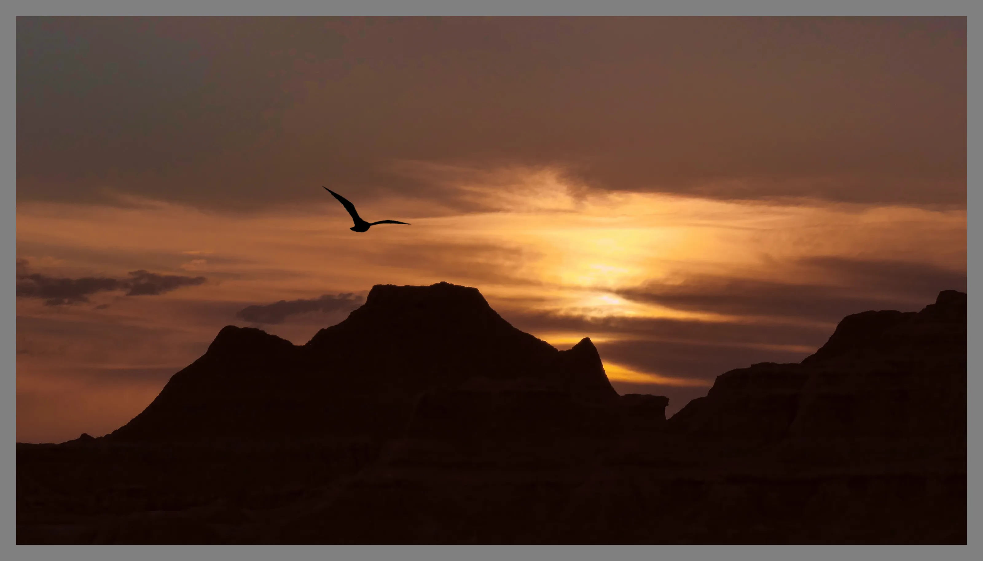 Evening in the Badlands
