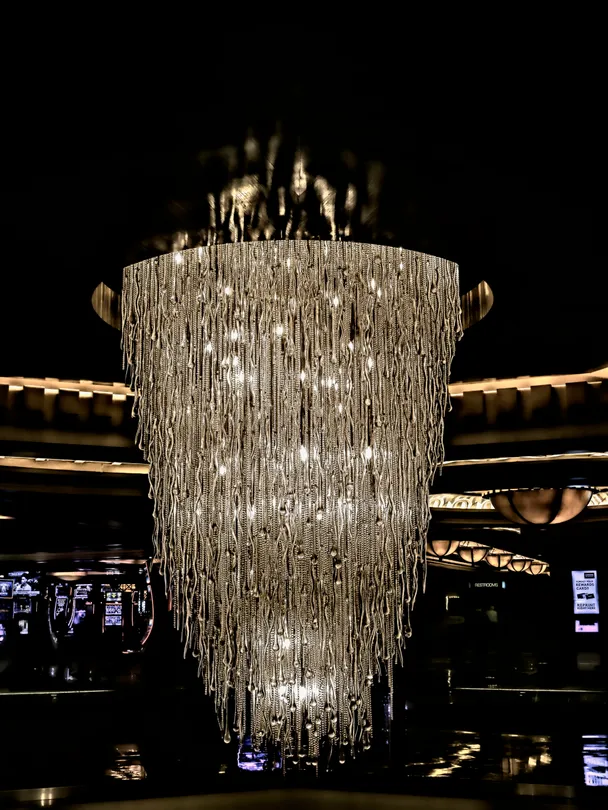 Chandelier in a Casino