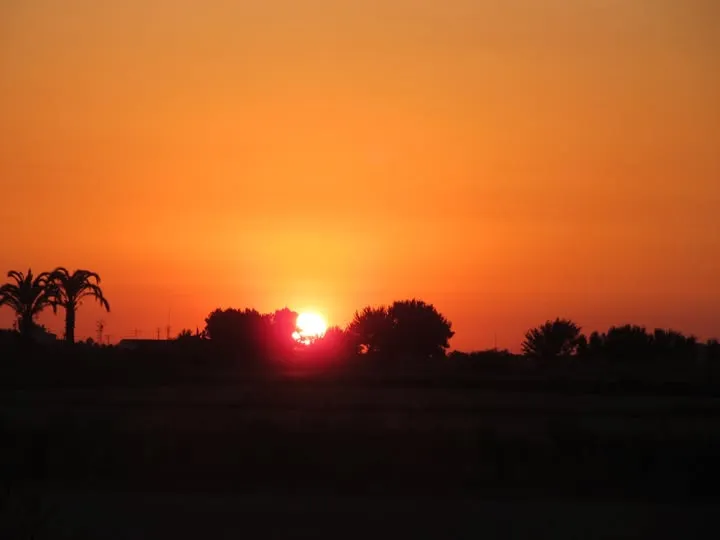 Sunset over Catral