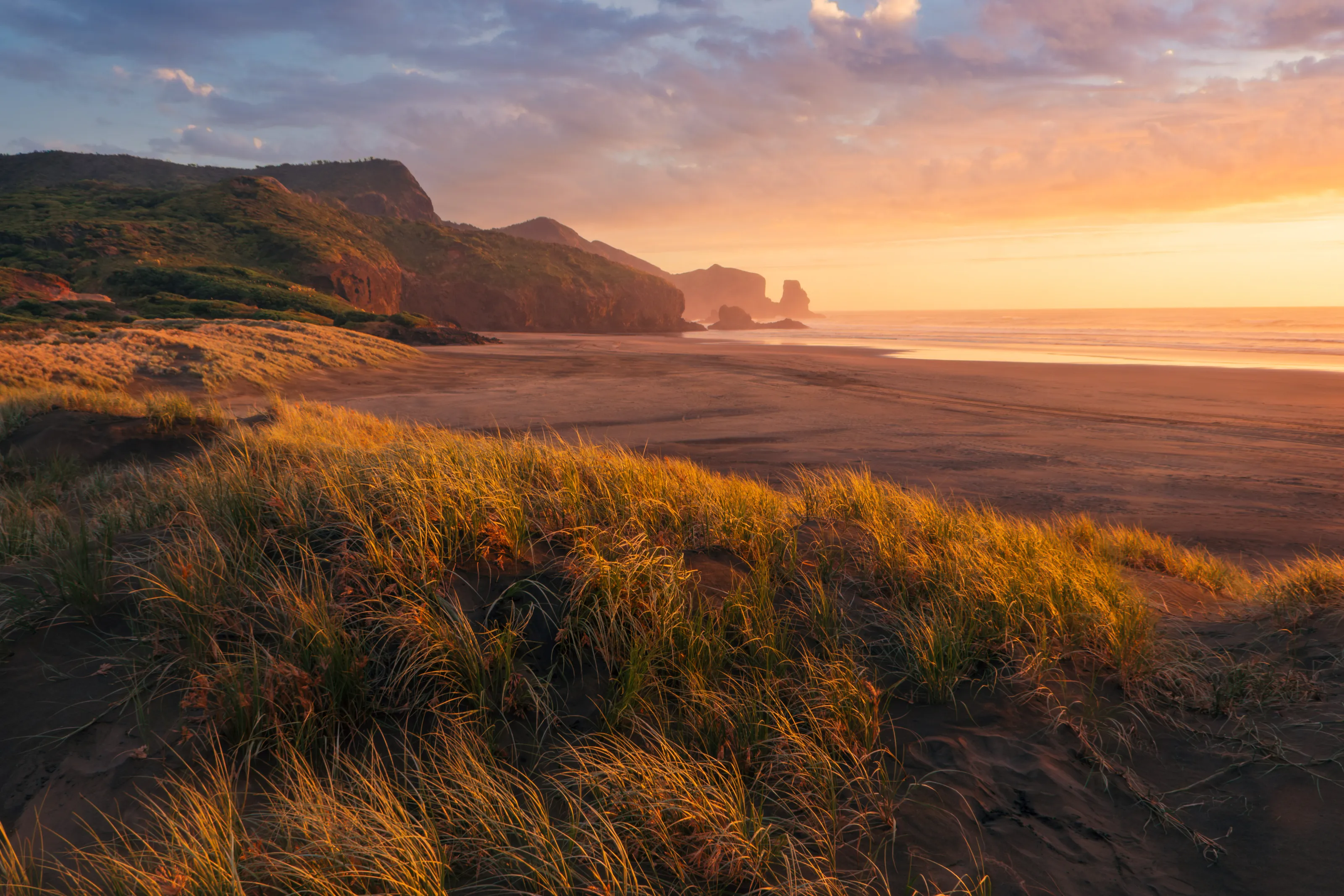 Christmas Sunset in New Zealand